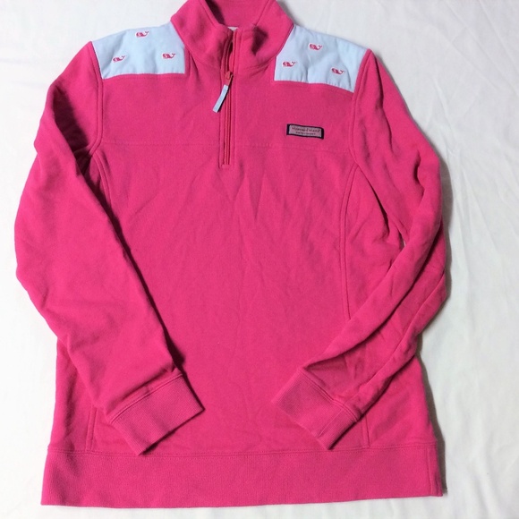 Vineyard Vines Tops - VINEYARD VINES SHEP SHIRT EMBROIDERED PINK SMALL S